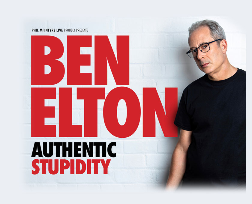 Ben Elton: Authentic Stupidity hero image