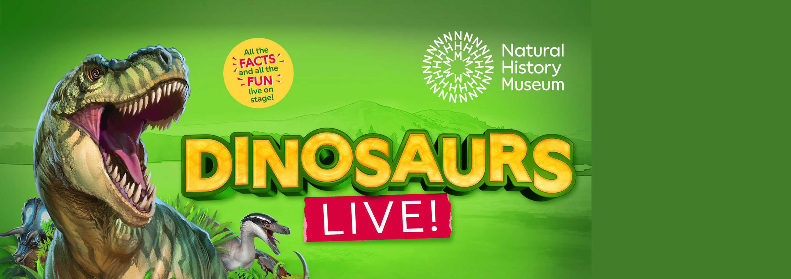 Natural History Museum presents  Dinosaurs Live! hero image